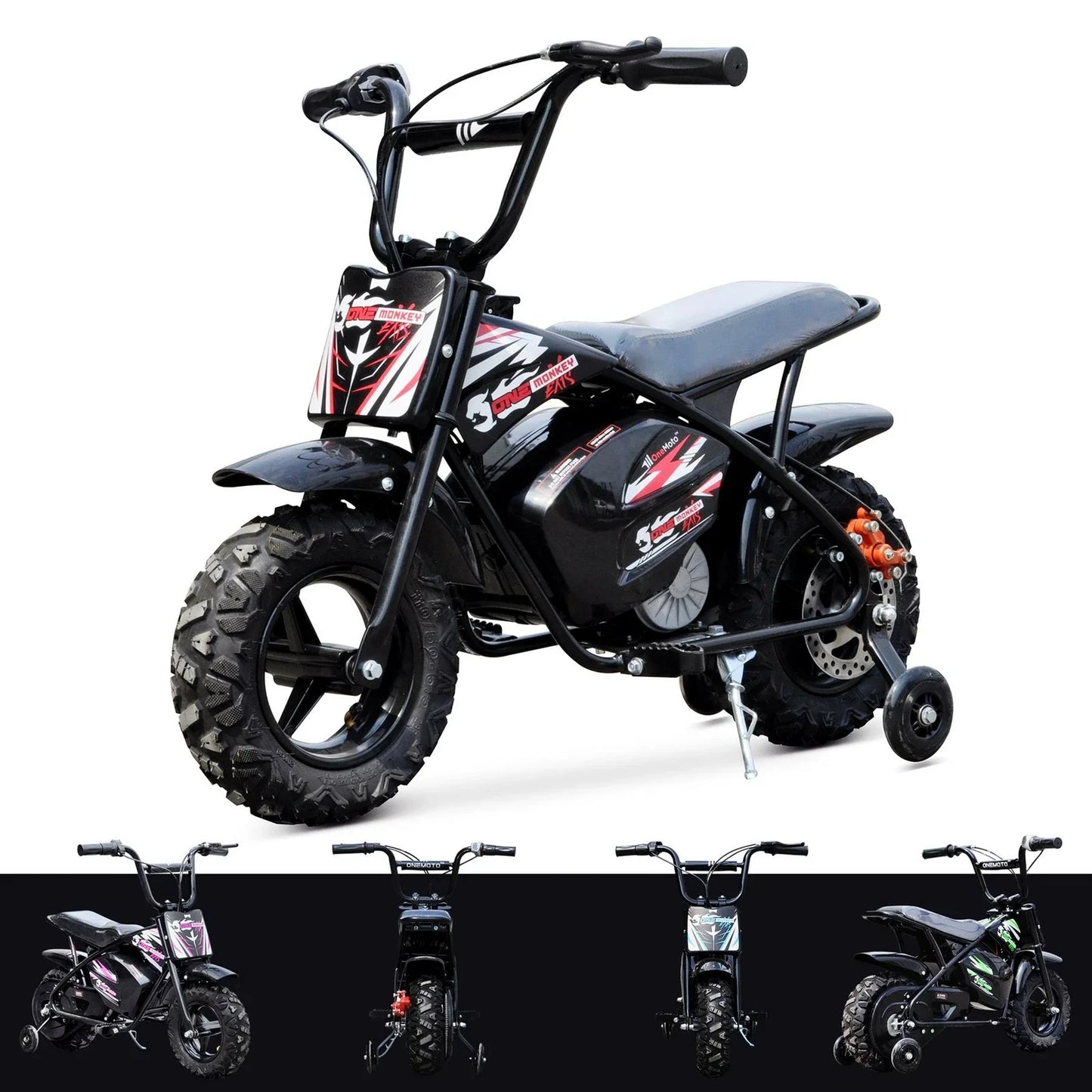 Kids 24V 250W Ride on Motorbike Money Bike - OneMonkey