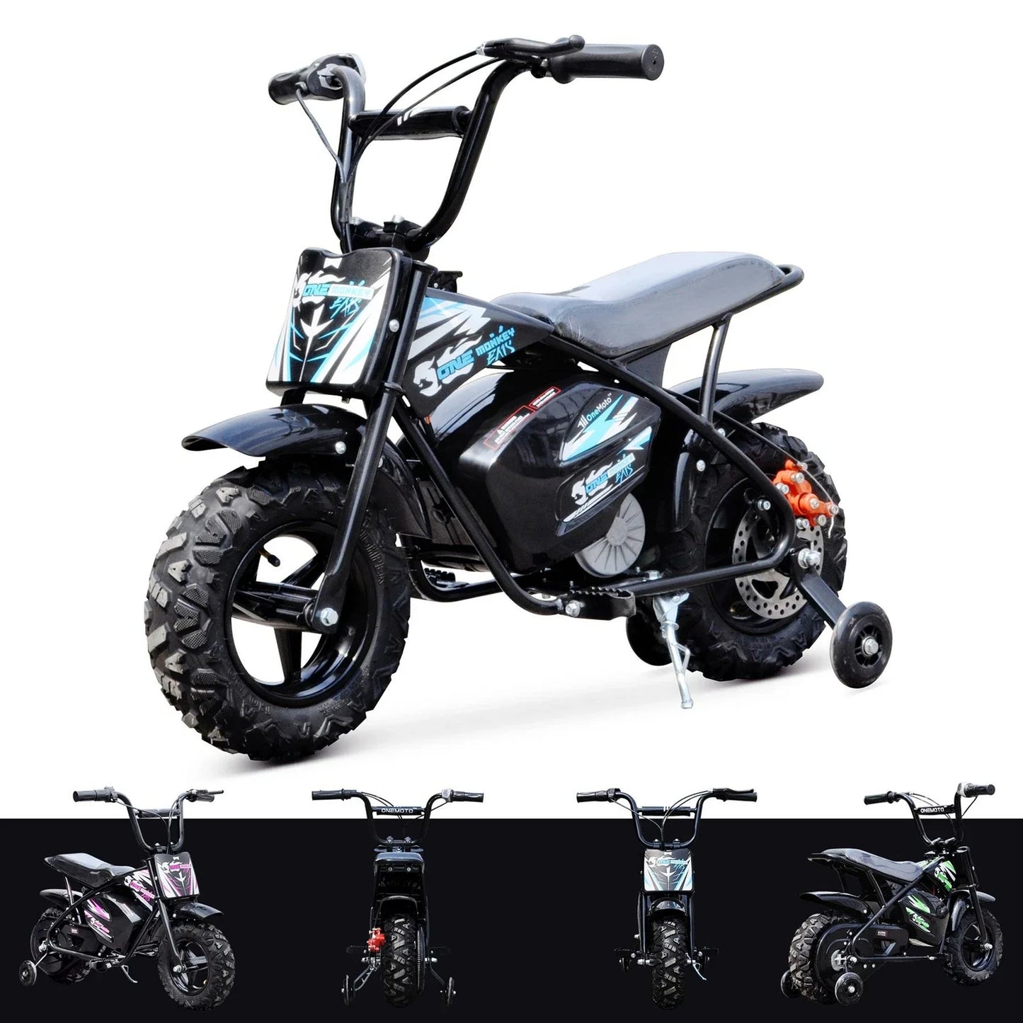 Kids 24V 250W Ride on Motorbike Money Bike - OneMonkey