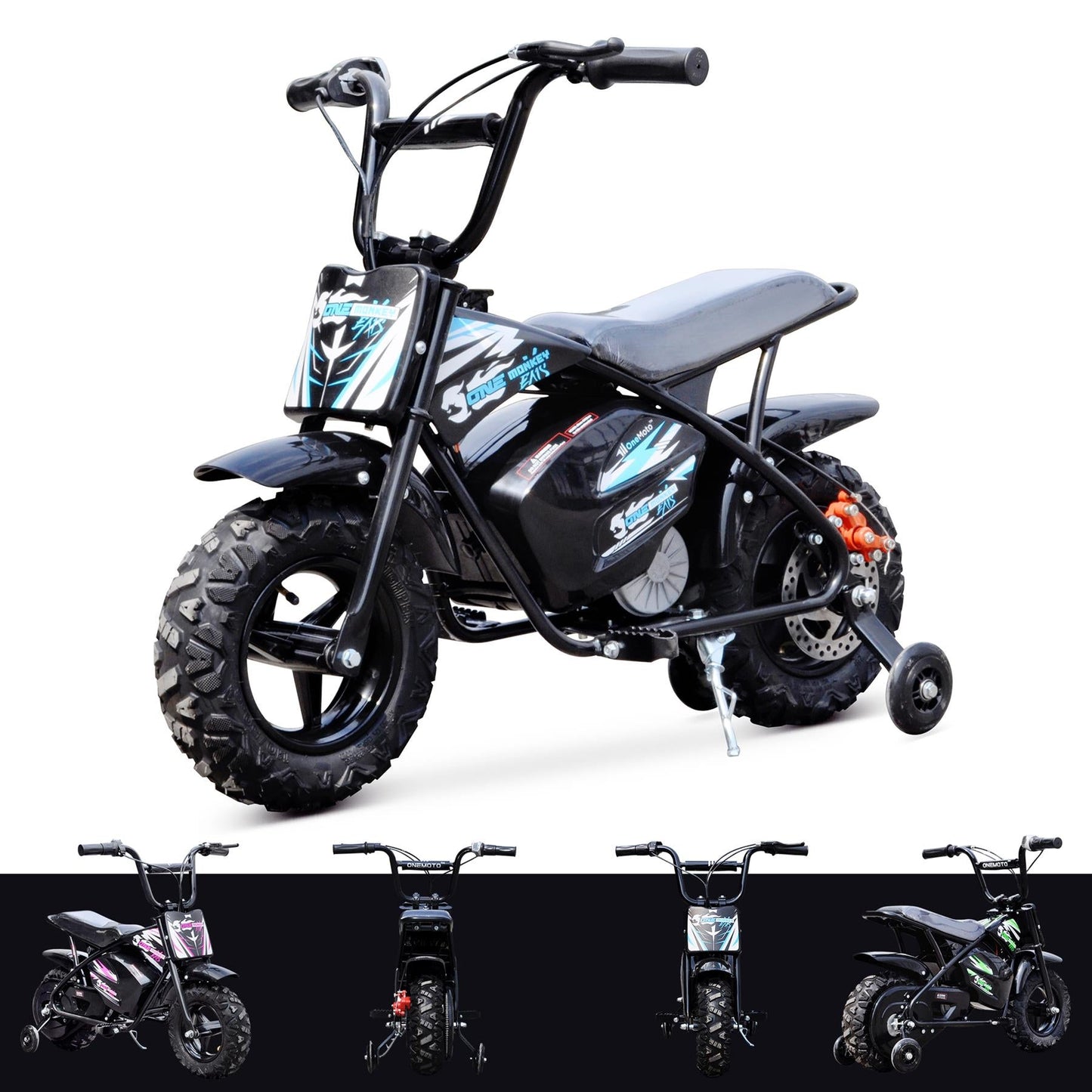 Kids 24V 250W Ride on Motorbike Money Bike - OneMonkey